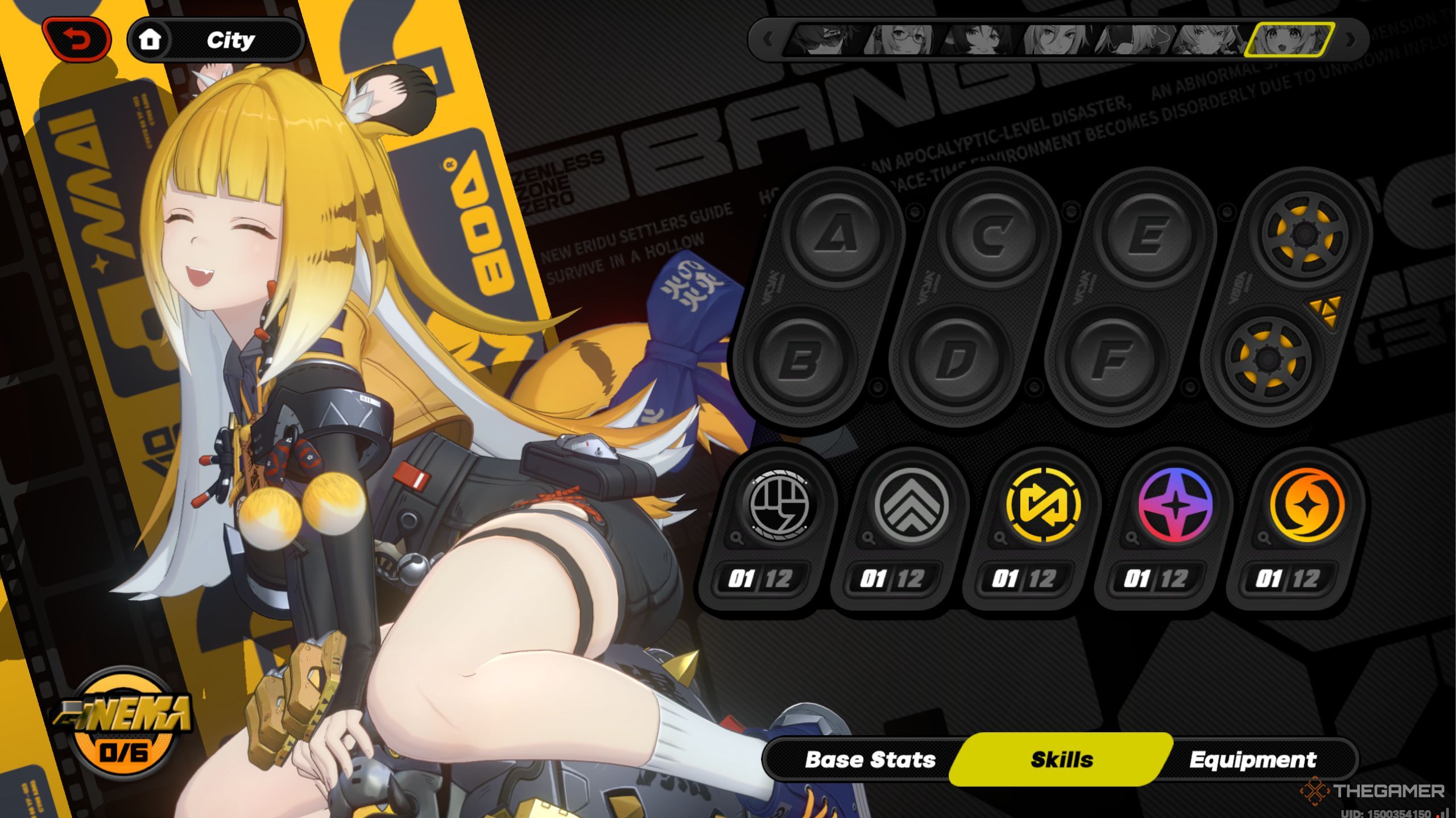 Zenless Zone Zero Ju Fufu Skill Description screen.