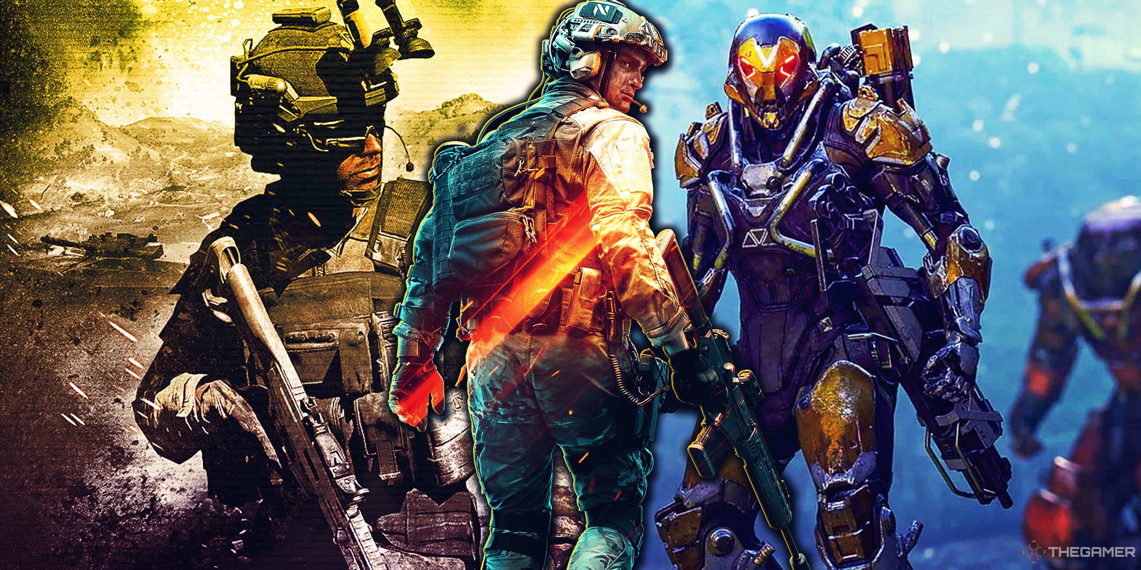 Arma 3, Battlefield 2042 and Anthem.