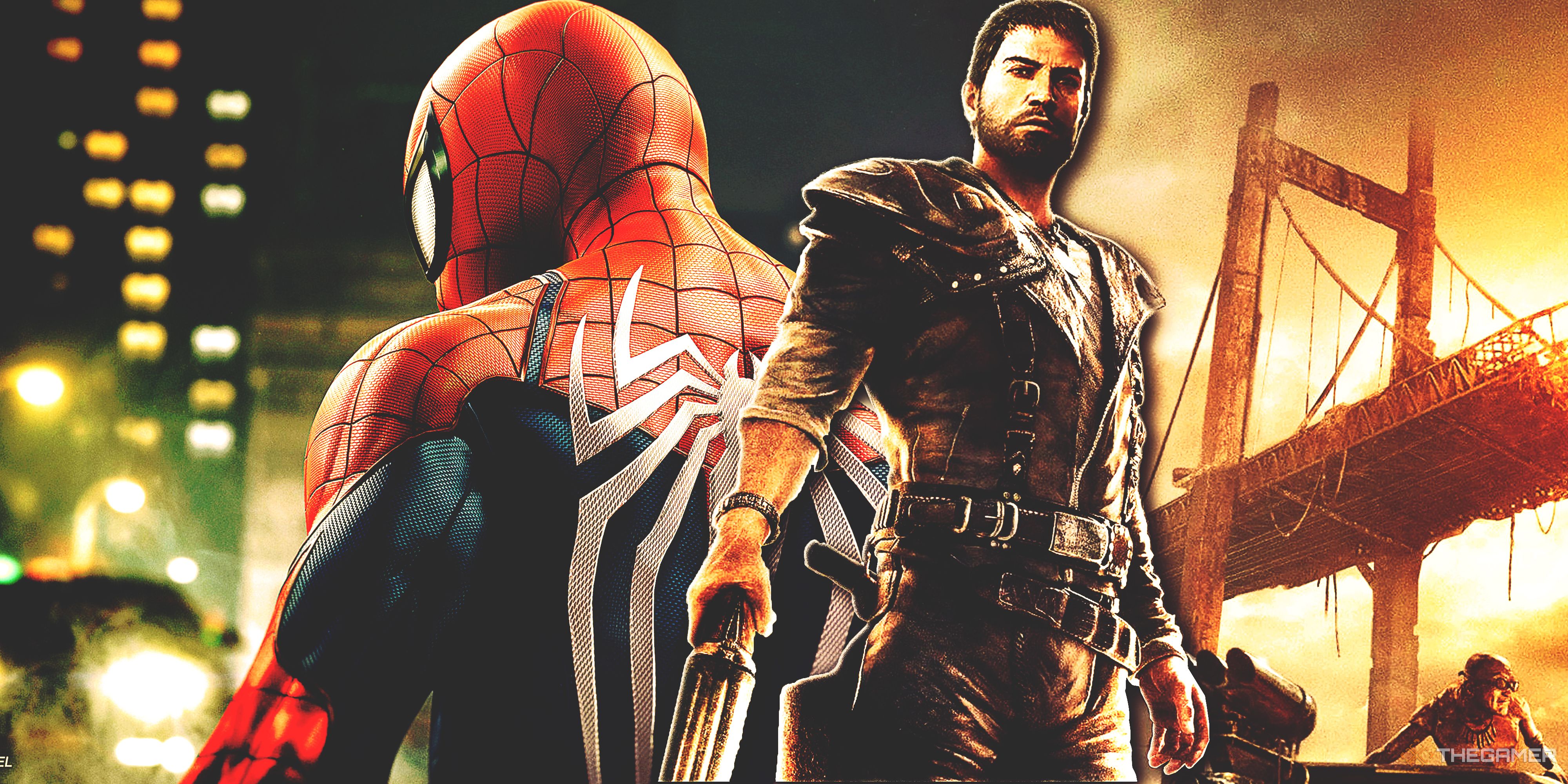 Video games for each Spider-Man and Mad Max.