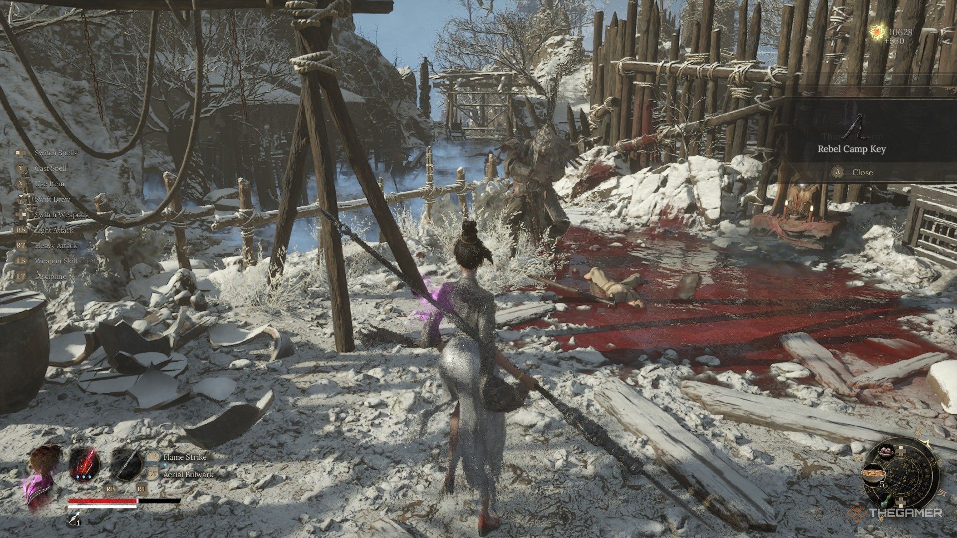 विचंगले वोचंगमा विद्रोही शिविरमा गोप्य पत्रमा रहेको डावरलाई बहाना गर्दछ: पतित प्वाँखहरू।