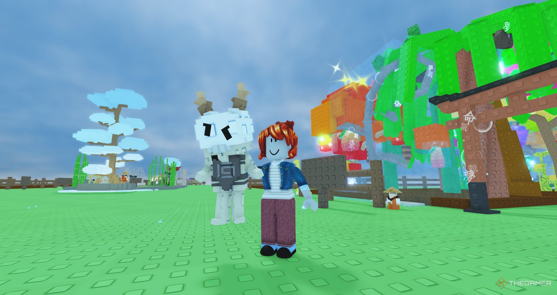 A participant preserving the Kodama pet in Develop a Backyard.