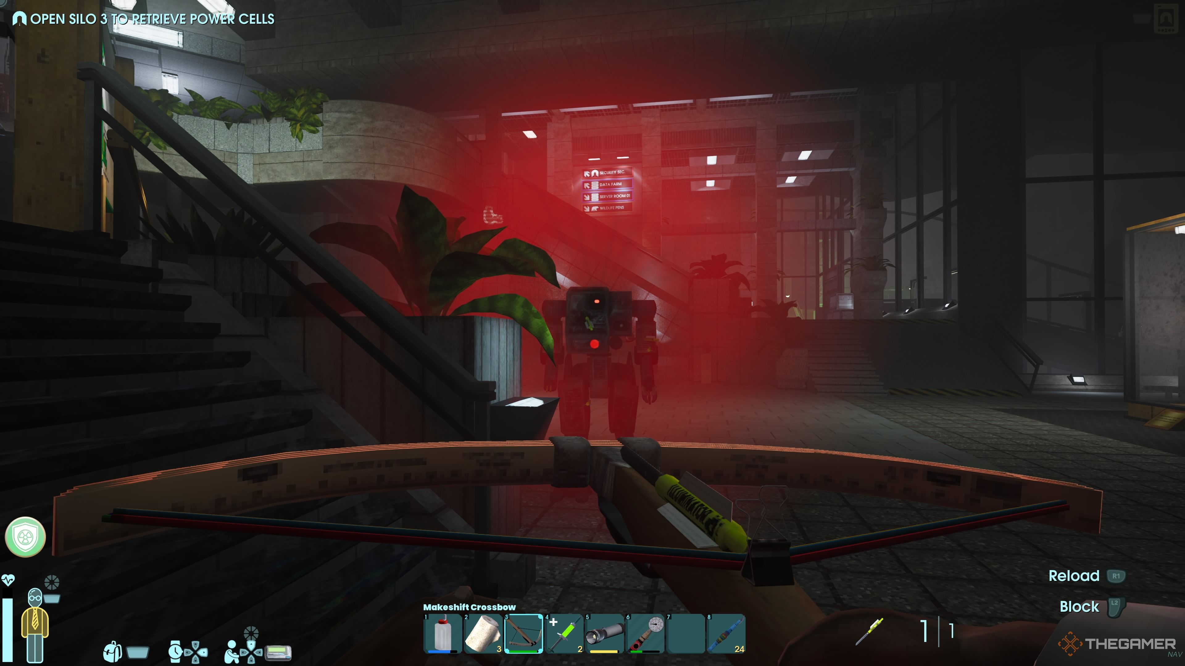 Player near Security Bot in Abiotic Factor