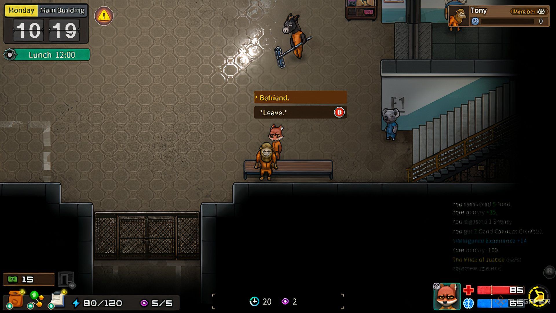 Befriend a prisoner until dawn.