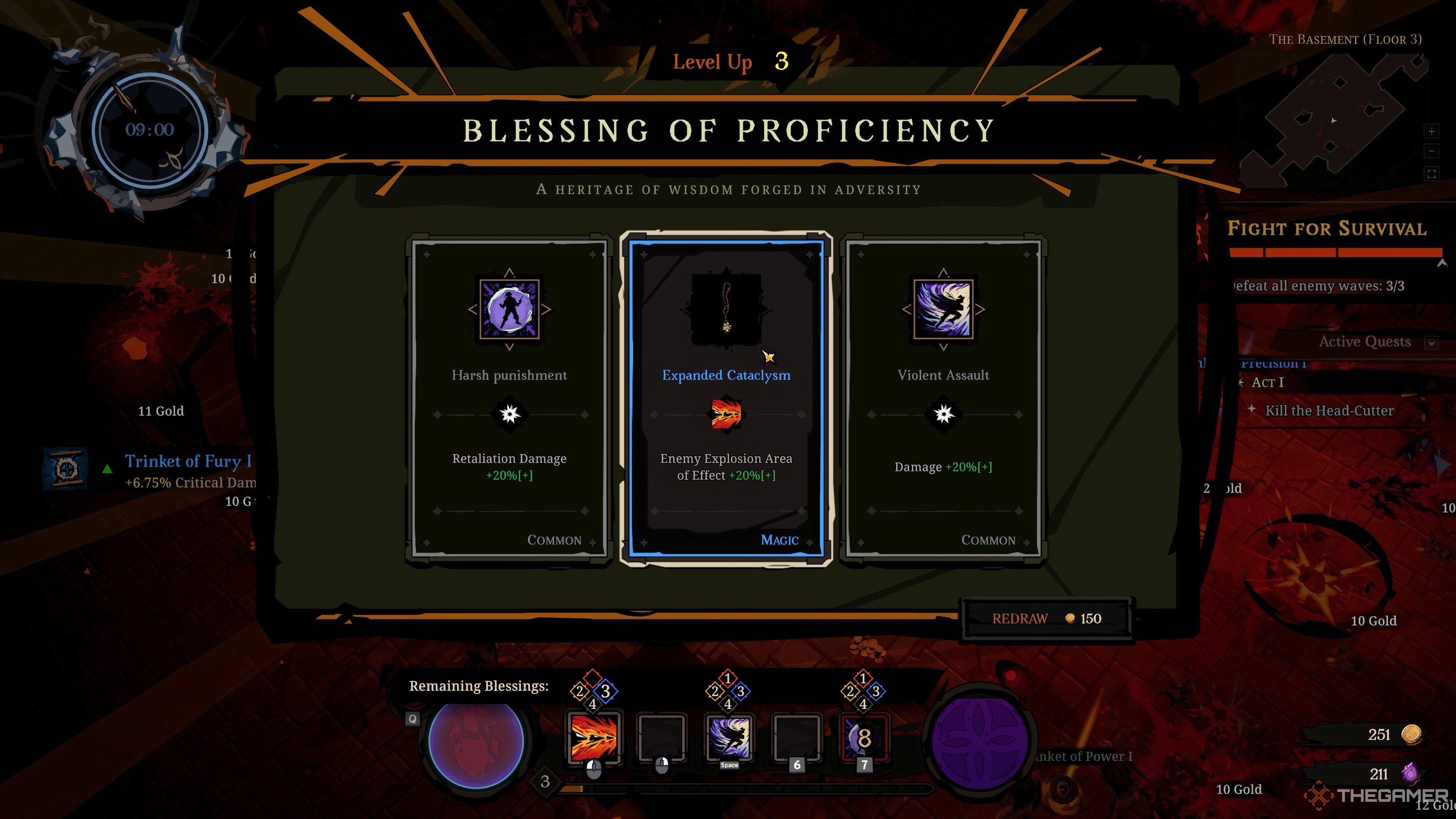 Blessings to upgrade the expansion of expertise in hell clock.