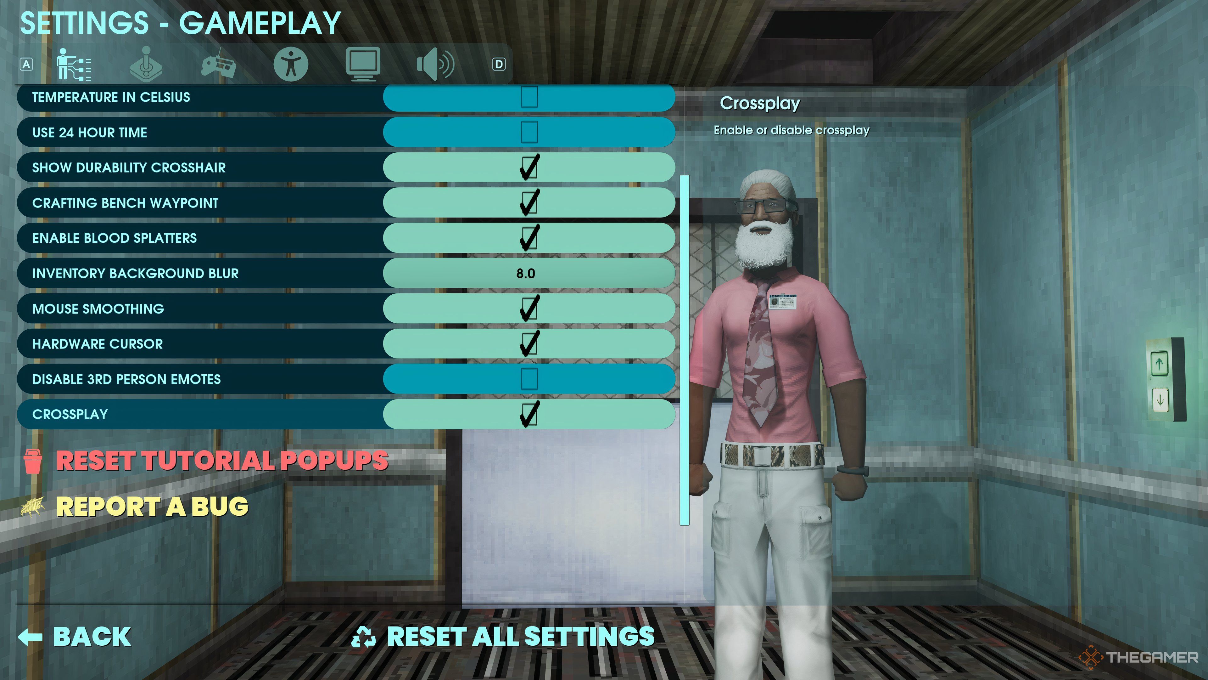 Possibility of the cross game near the bottom of the offer in the abiotic factor.