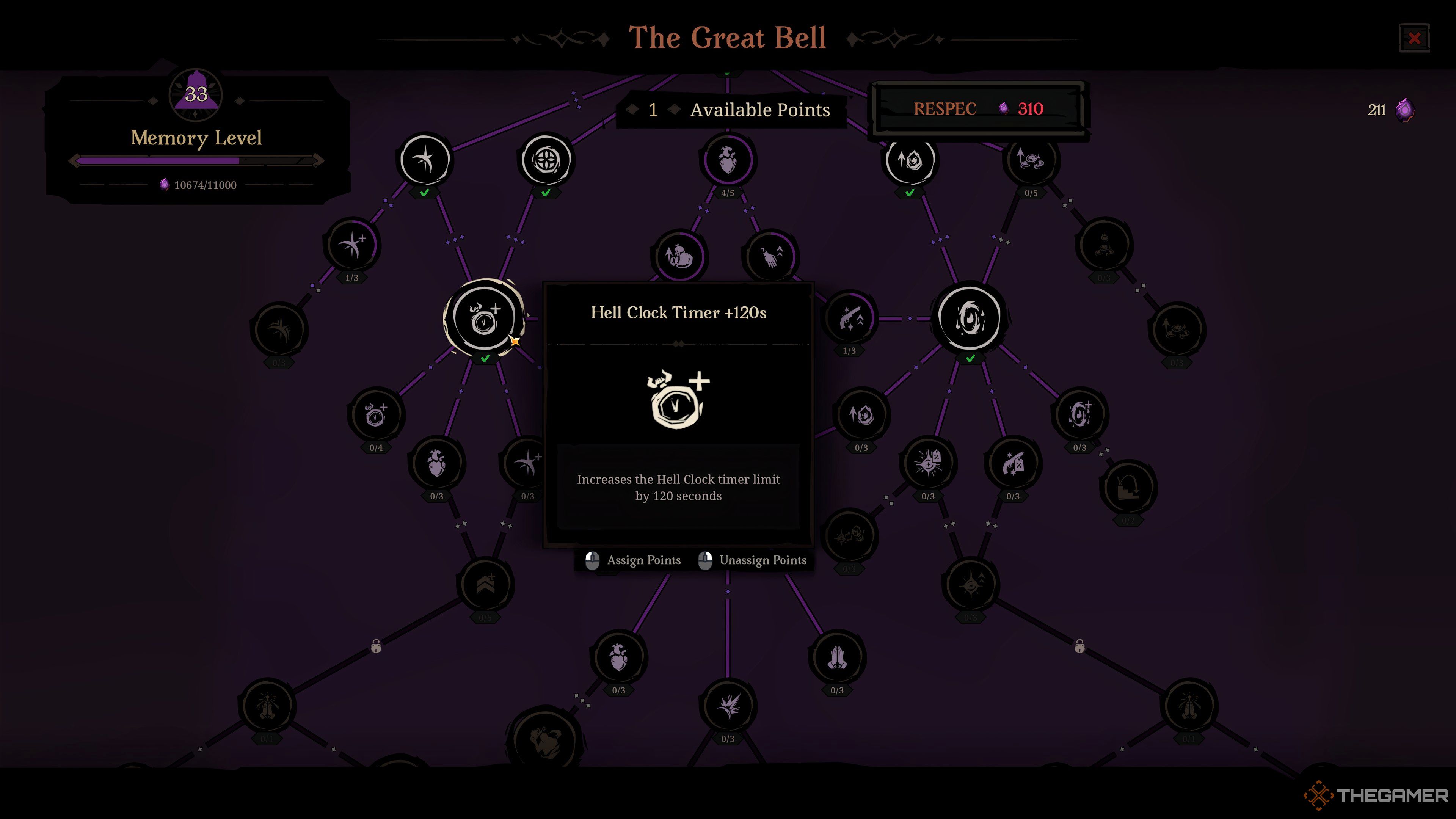 Hell's Hell Clock Timer +120s in Hell Clock.