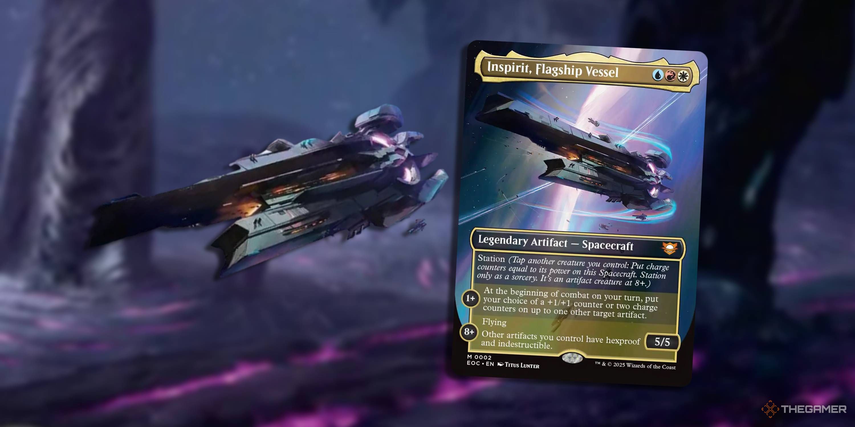 How To Play The Inspirit, Flagship Vessel Commander Deck In Magic: The Gathering - Edge Of Eternities