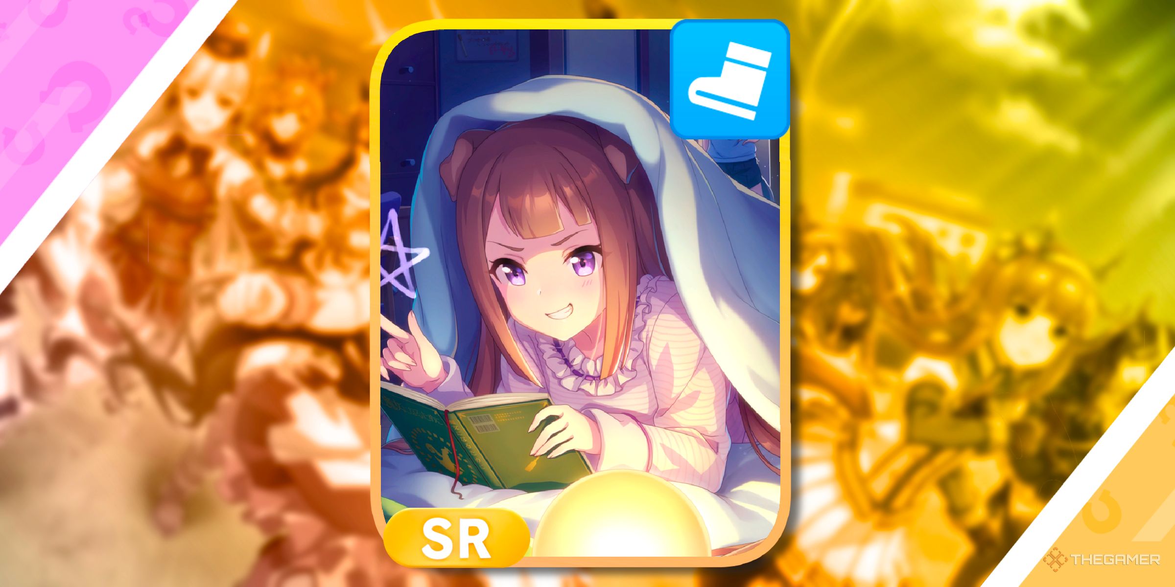 SR Sweep Tosho [Lamplit Training Of A Witch-to-be] Speed Support Card from Umamusume: Pretty Derby.