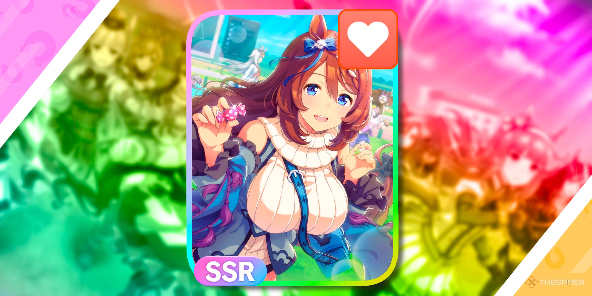 SSR Super Creek [Piece Of Mind] Stamina Support Card from Umamusume: Pretty Derby.