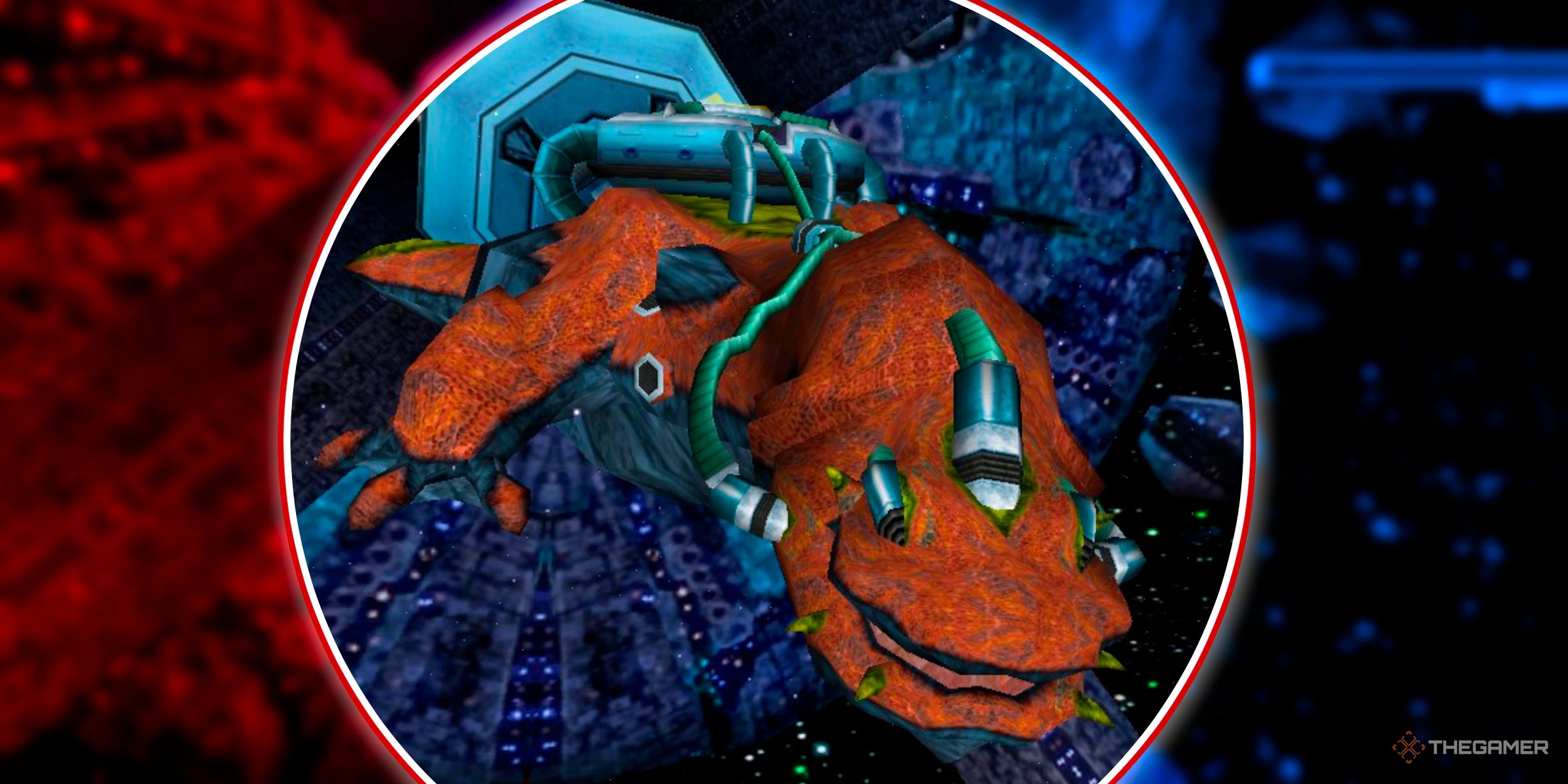 The final battle at the end of the Sonic Adventure 2
