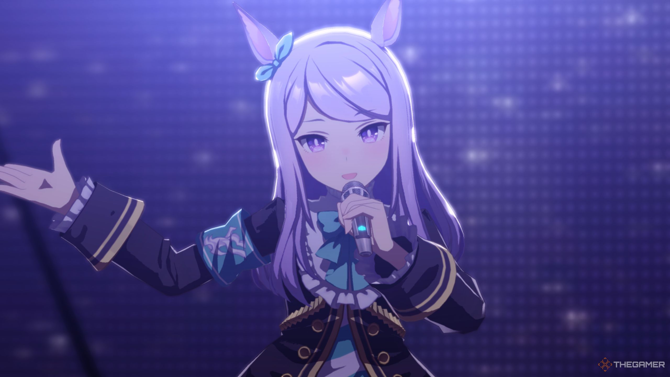 Umamusume Pretty Derby Mejiro McQueen singing.