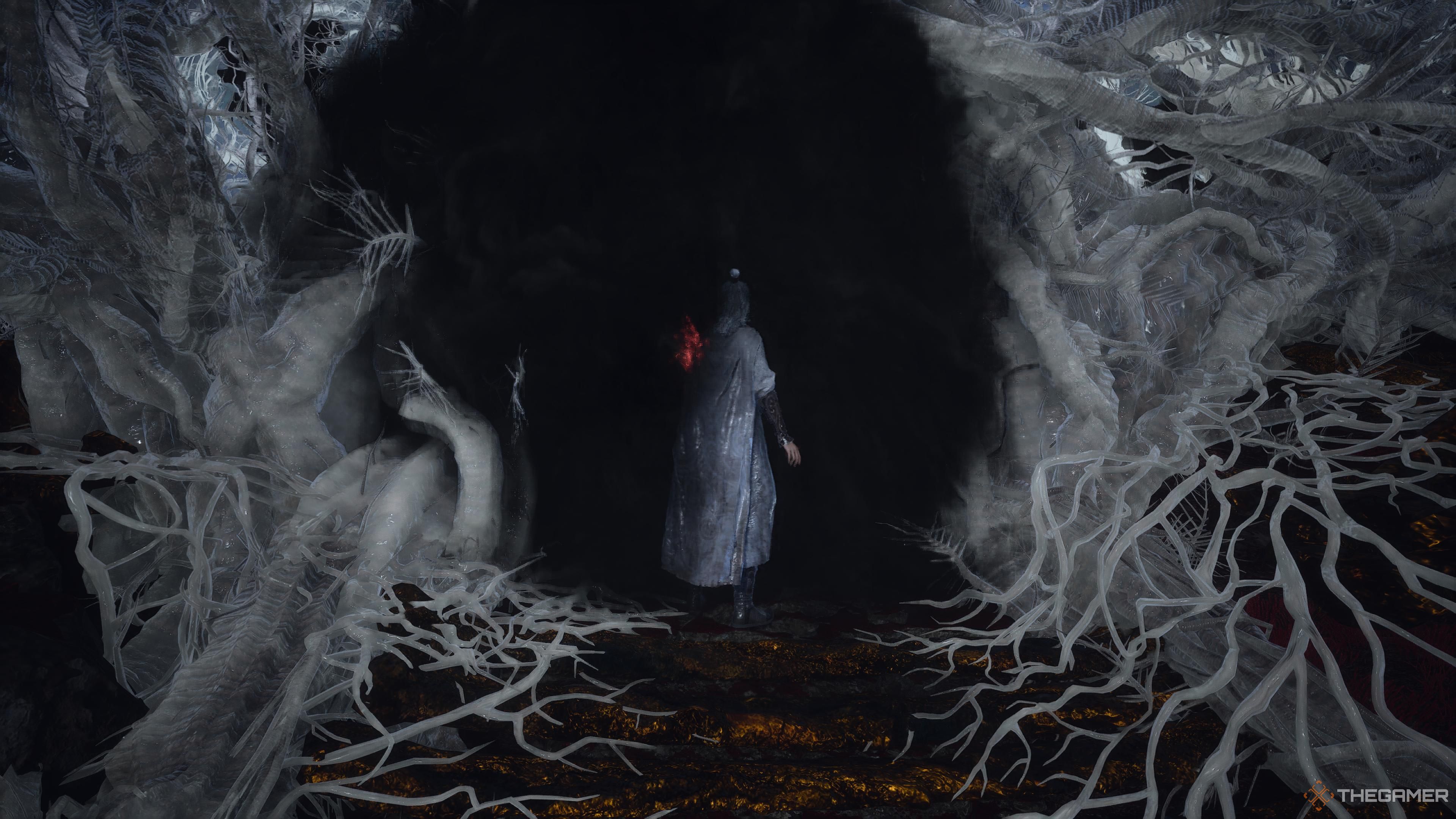 Entering the door in the Zooning battle in Woaching: Falling feather.