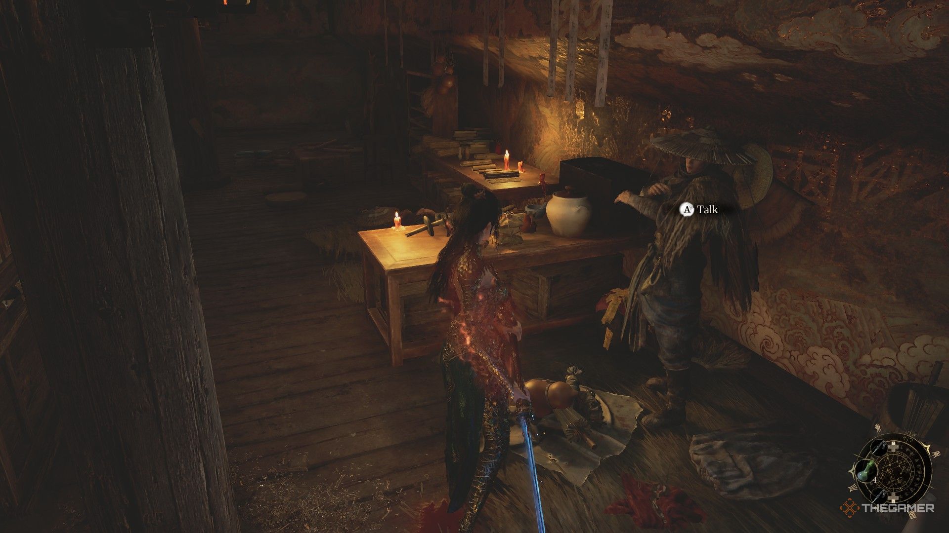 Wuchchang वुरचन्जको श्रद्ध मन्दिरमा नियन सुइहा ung ्गमा भाँचिएका छन्: पतित प्वाँखहरू।