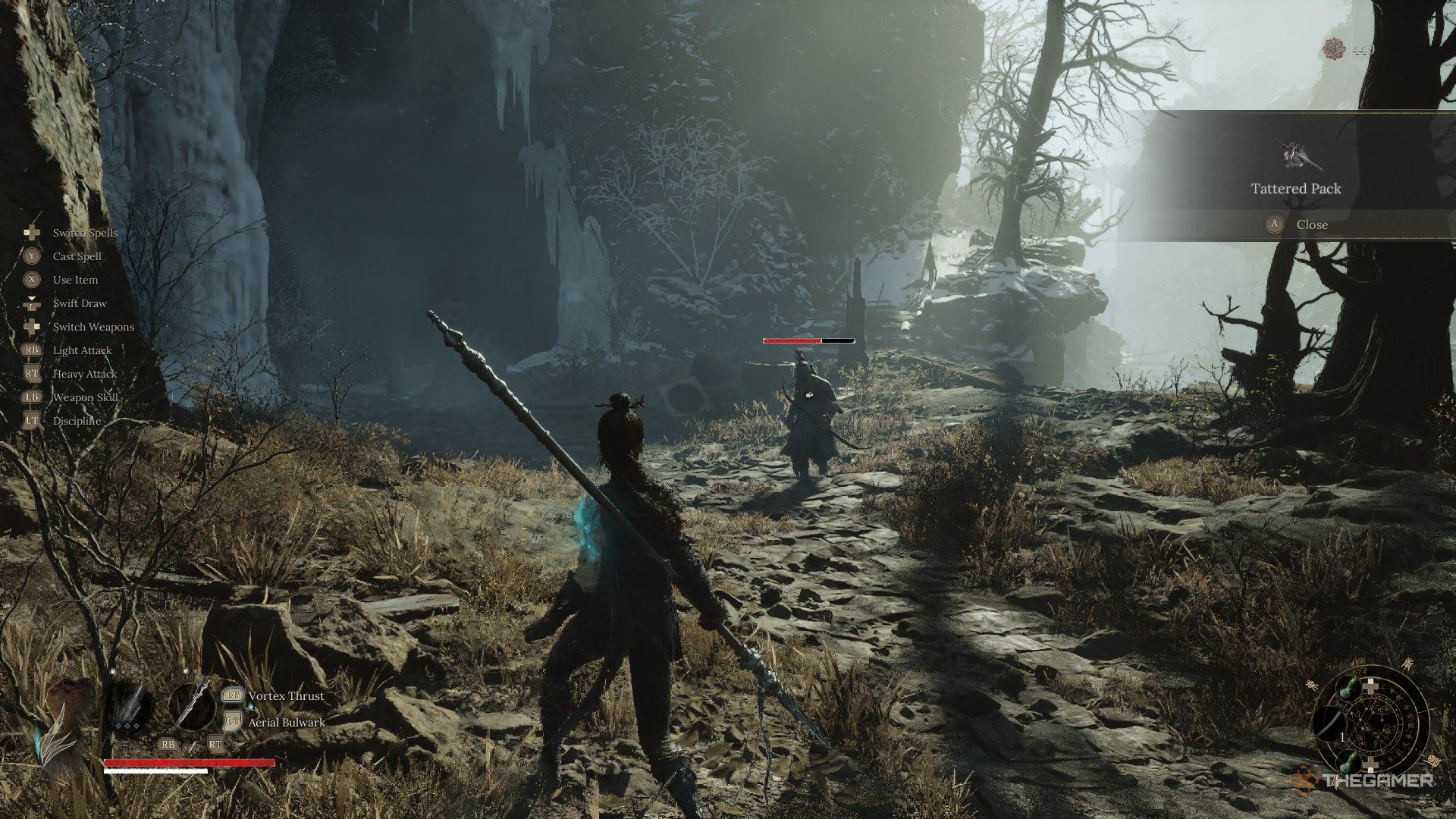 Wuchchng ले wuachng को एक कडा आर्कनेर को अगाडि Nuchahng को चट्टान प्याक चलाइन्छ: पतित प्वाँखहरु।