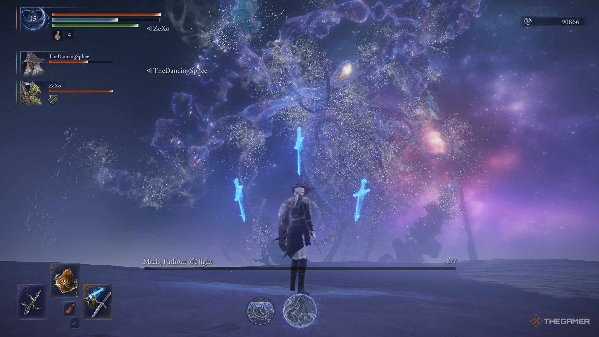 The wife defeated the AUGUR EVERDARK sovereignty in Elden Ring Nightreign.