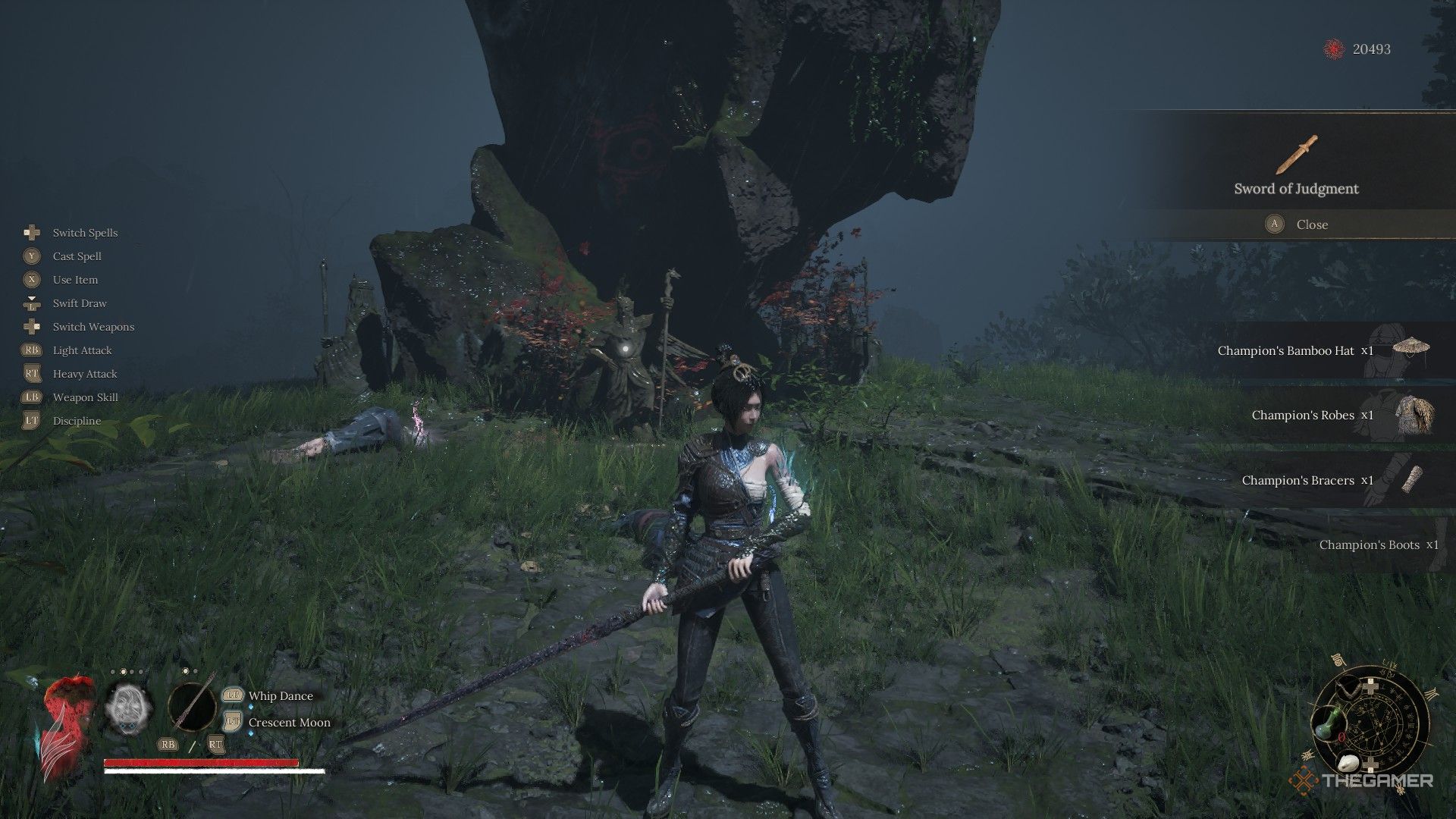 Wuchchng Nian Suichang ले ग्राहेशीहरु मा आफ्नो कवच को लागी आफ्नो हतियार लिन्छ: पतित प्वाँखहरु।