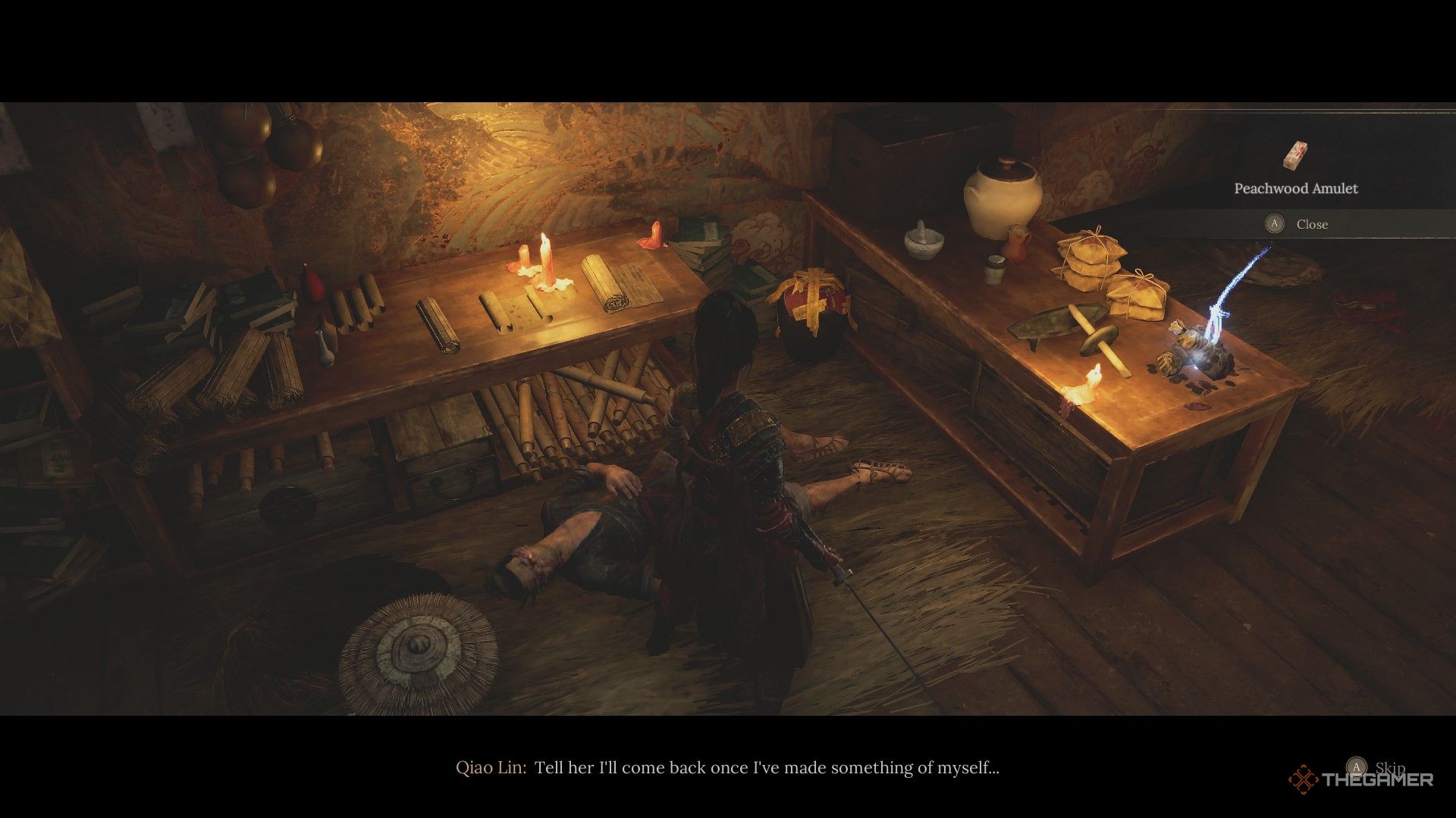 Qiaooe लिनर प्लेच ong ्ग मा pachwod atulet दिन्छ: पतित प्वाँखहरु।