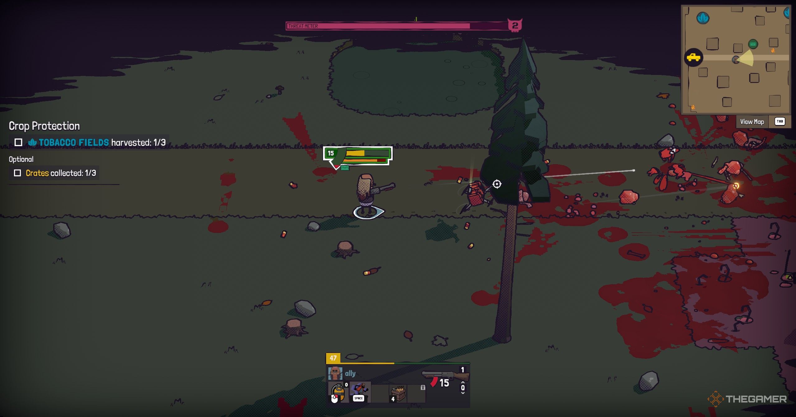 Piles of killing characters in guntouchables.