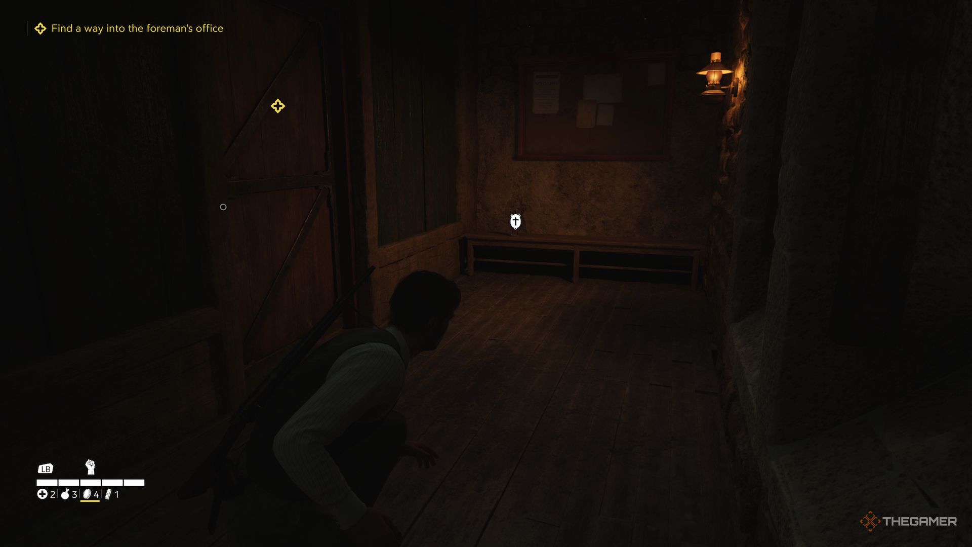 Magic next to the foreman's office in Mafia, old country.