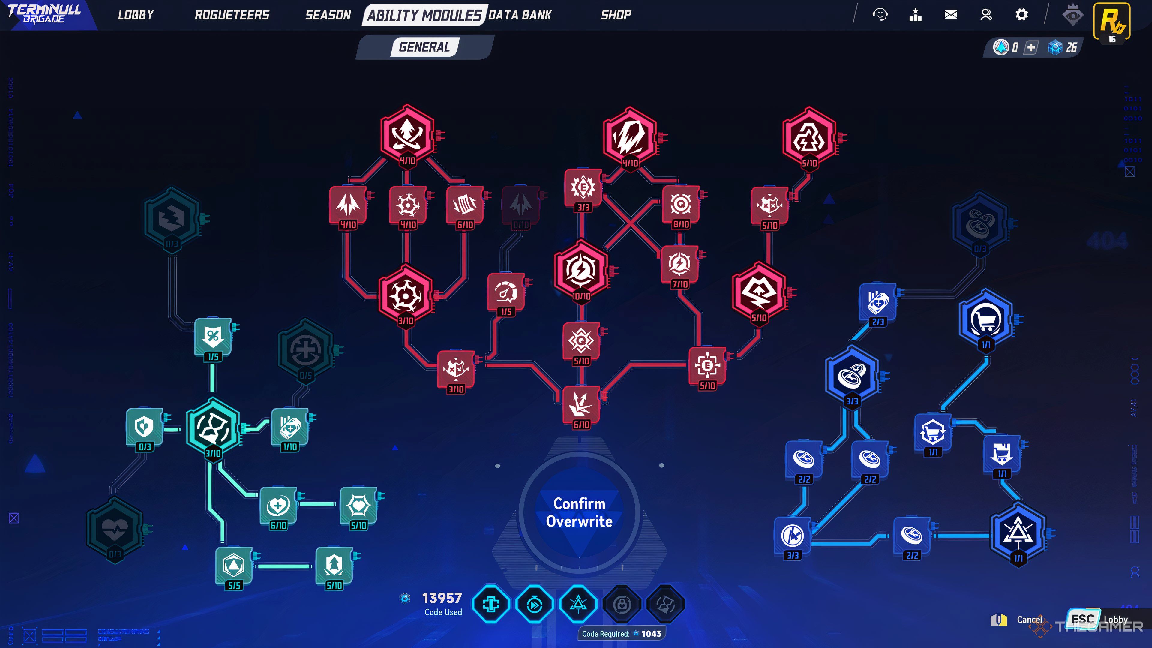 Branch Red, blue, blue, blue, blue, and the capacity module of the cycling with the side of the sides.