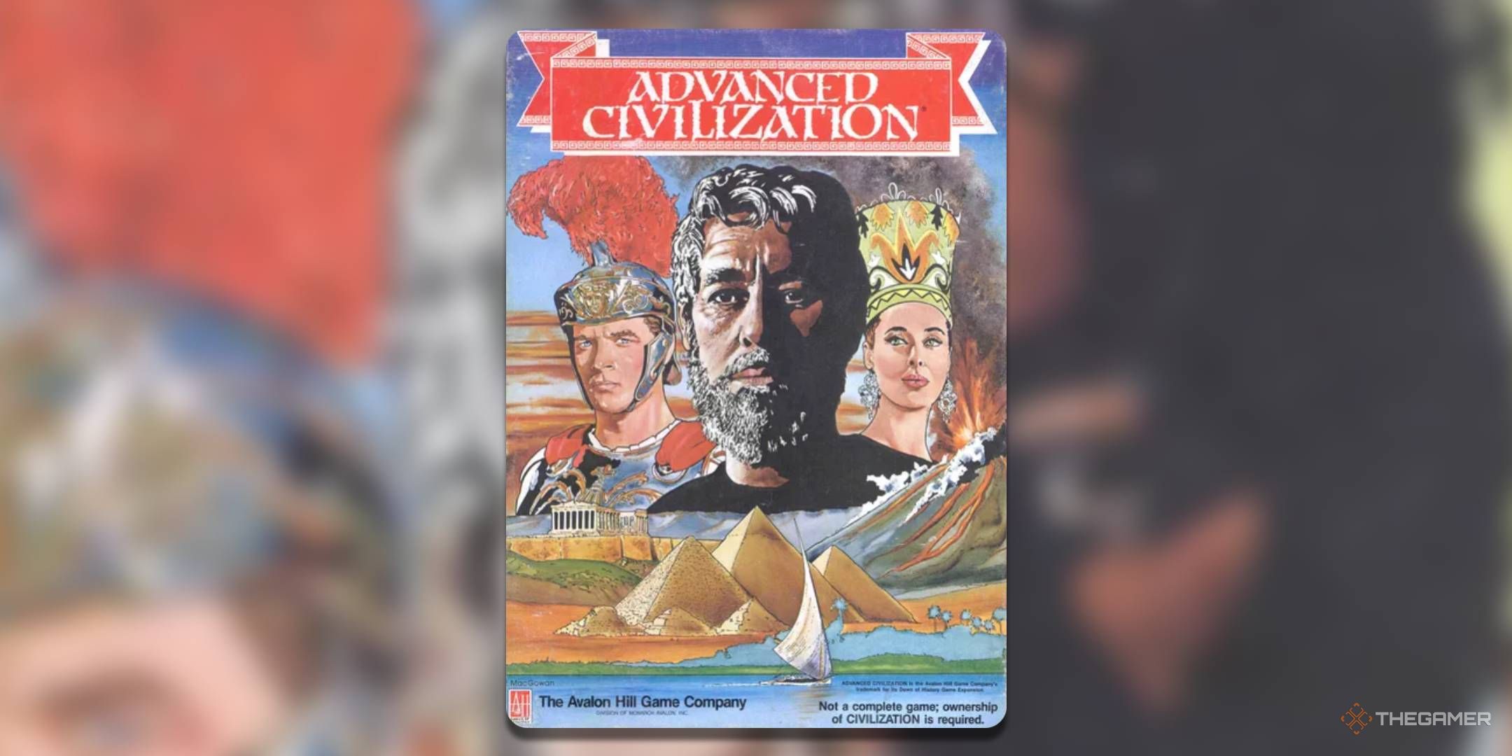 the cover of the advanced expansion for the 1980 civilization board game.