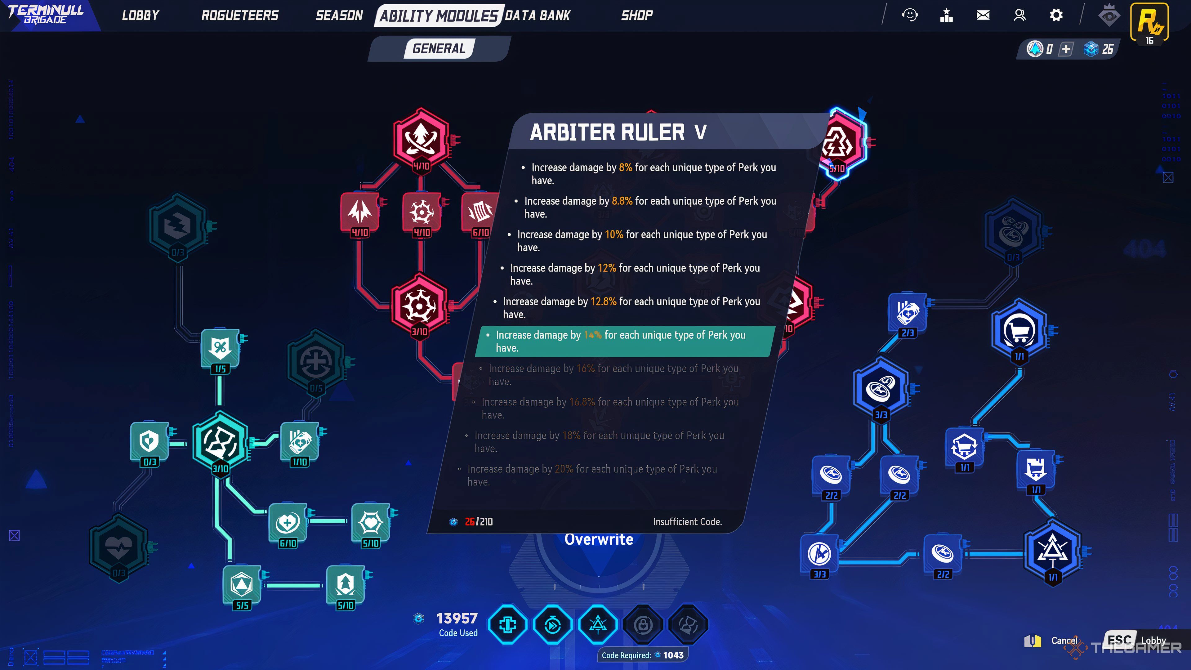 Arranged ruler in the module screen to the moderator ruler