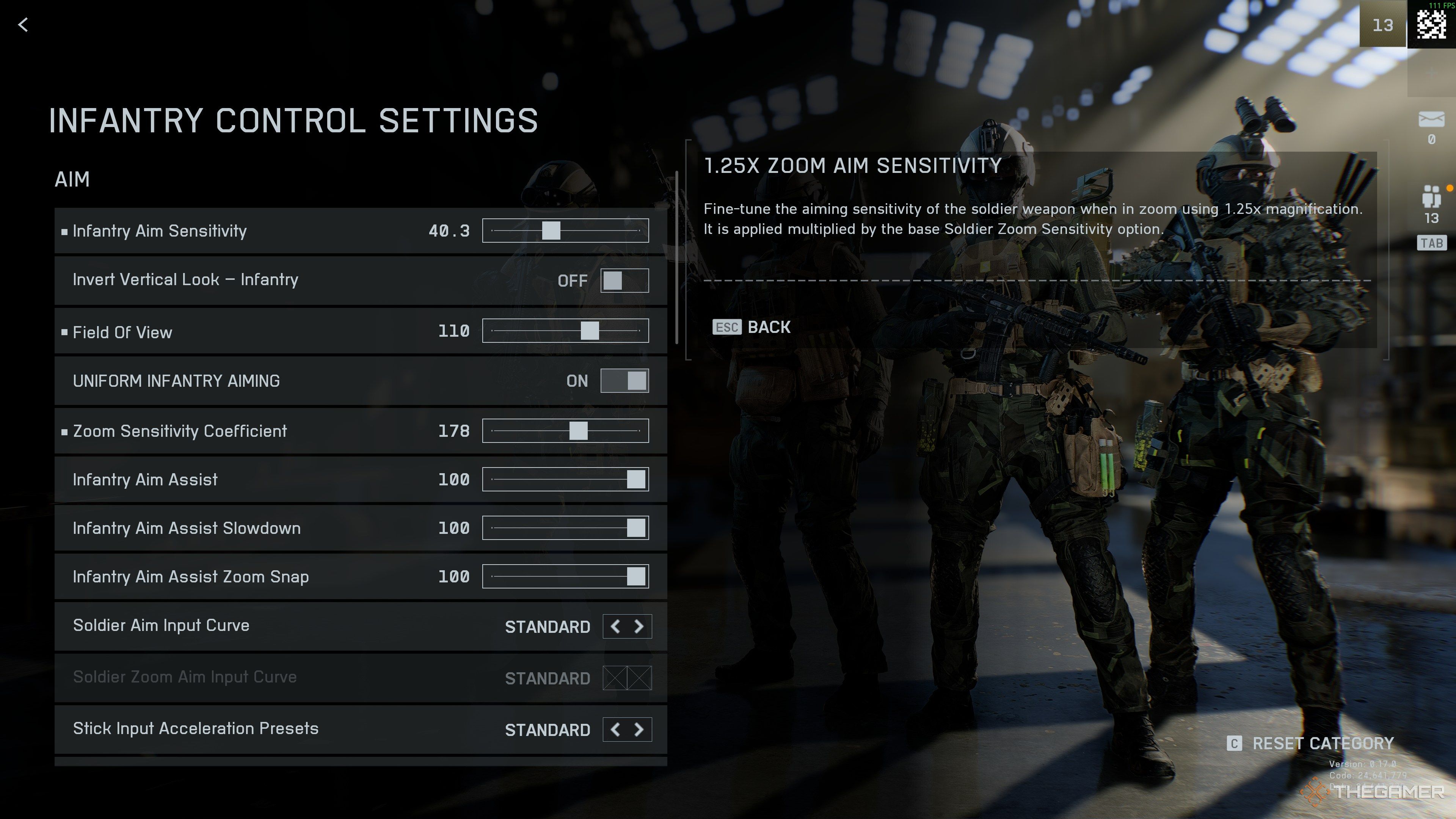 Setting Battlefield 6 controller