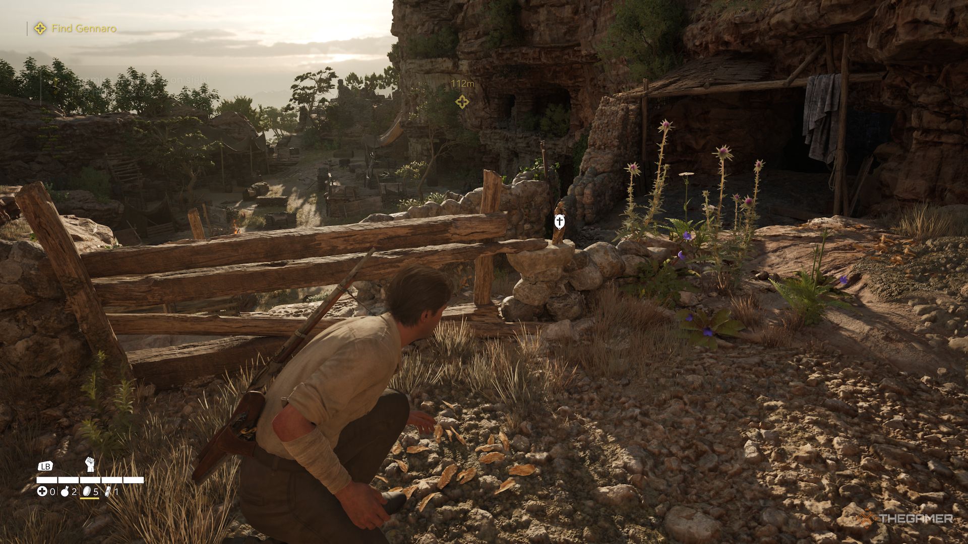 Magic next to the fence in the mafia, old country.