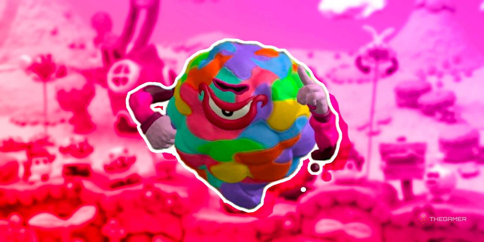 Dark Crafter's true form from Kirby And The Rainbow Curse.