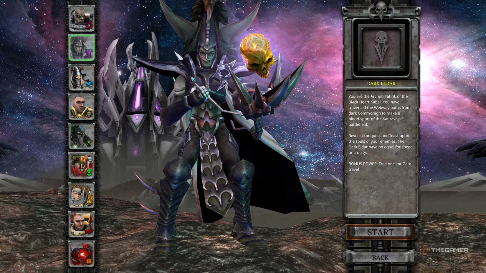 Dawn of War Dark Eldar Faction