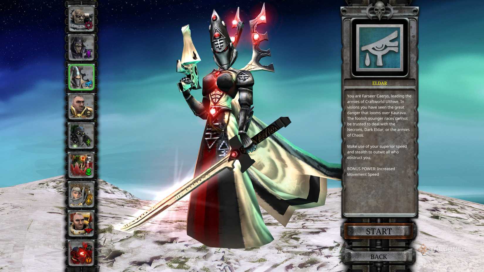 Dawn of War Eldar Faction