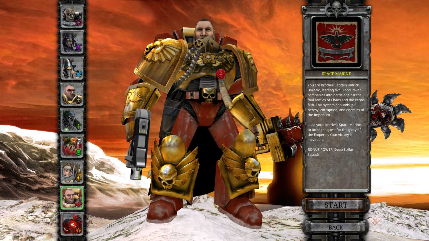 Dawn of War Space Marine Faction