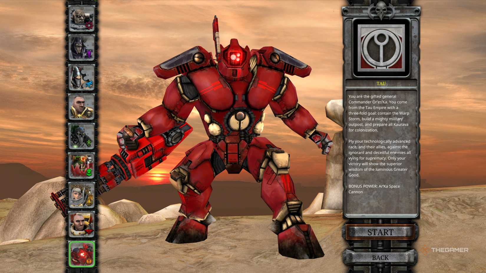 Dawn of War Tau Empire Faction