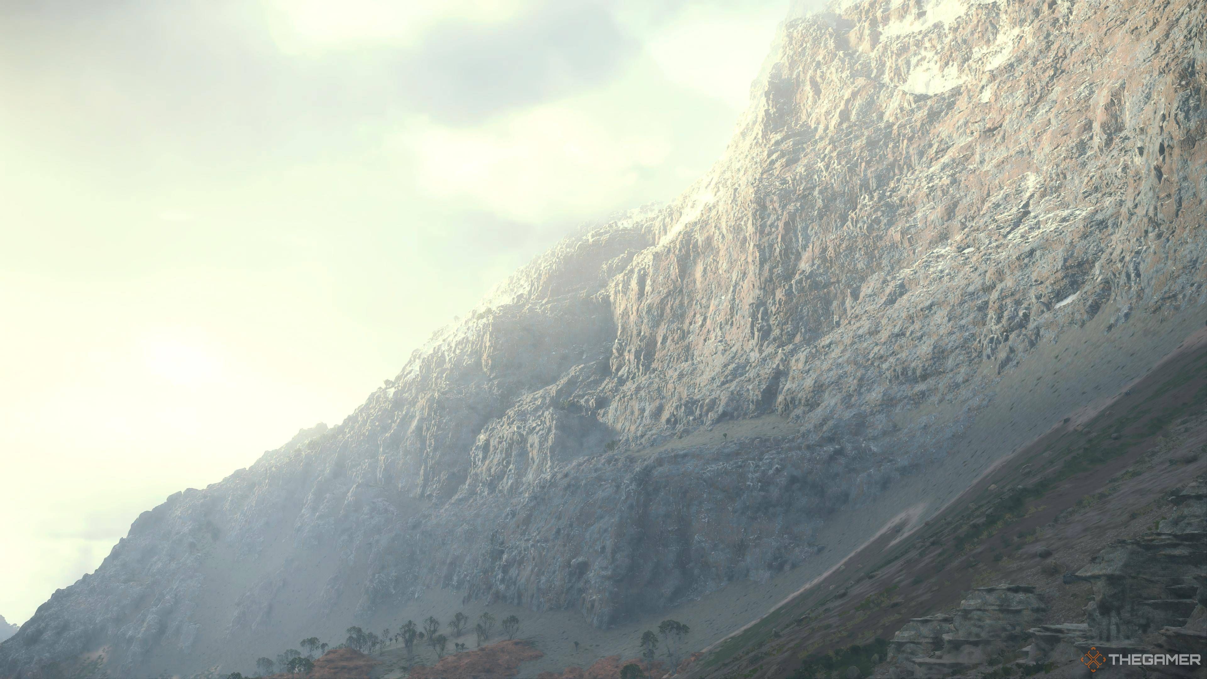 Death Stranding 2 Mountain Rocks.