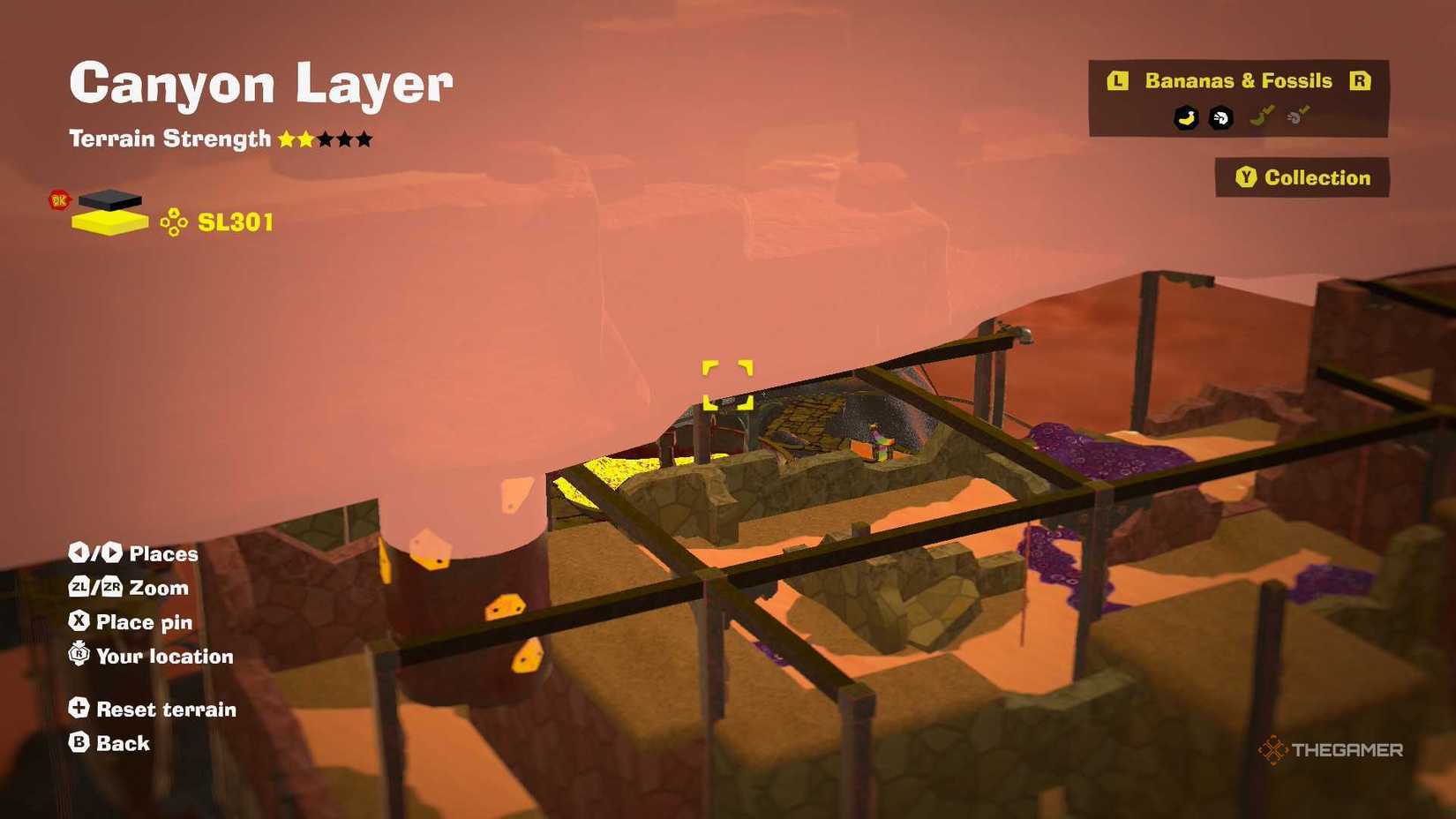 Donkey Kong Bananza Map View Obstructed By Another Layer.