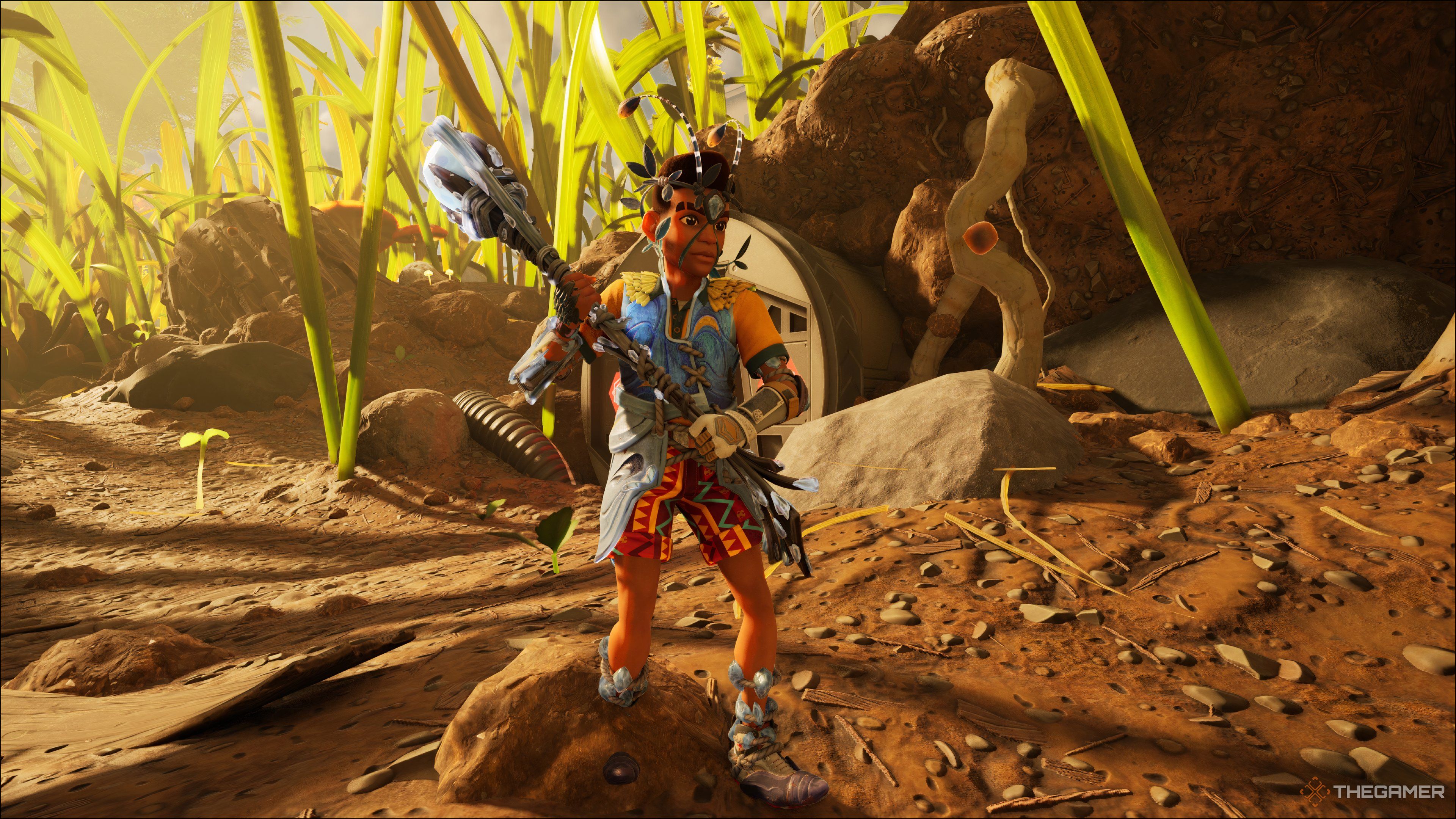 Max was dressed as a grounded wizard.