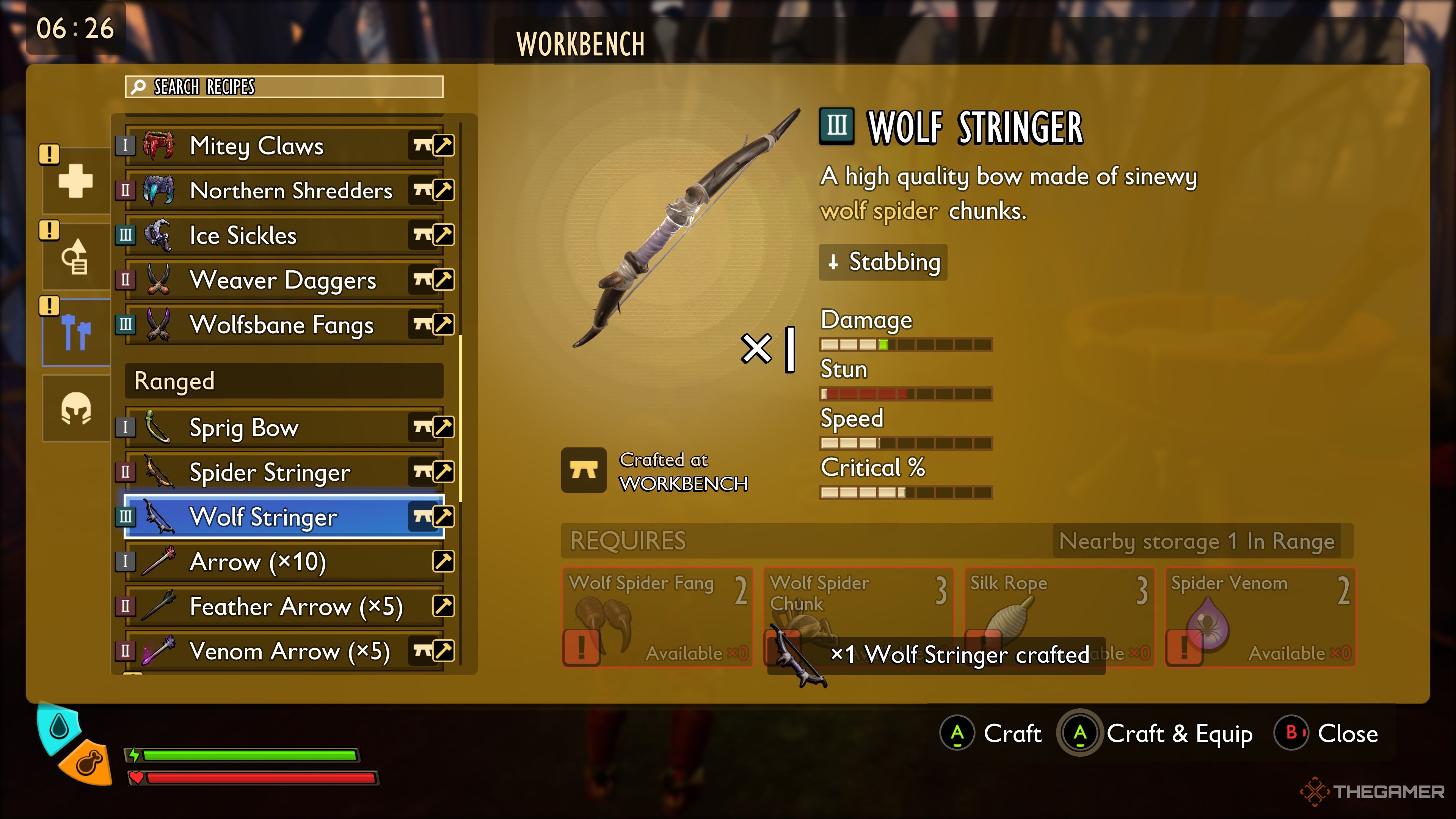Two best equipment for all class wolf stringer ranger weapons 20-1