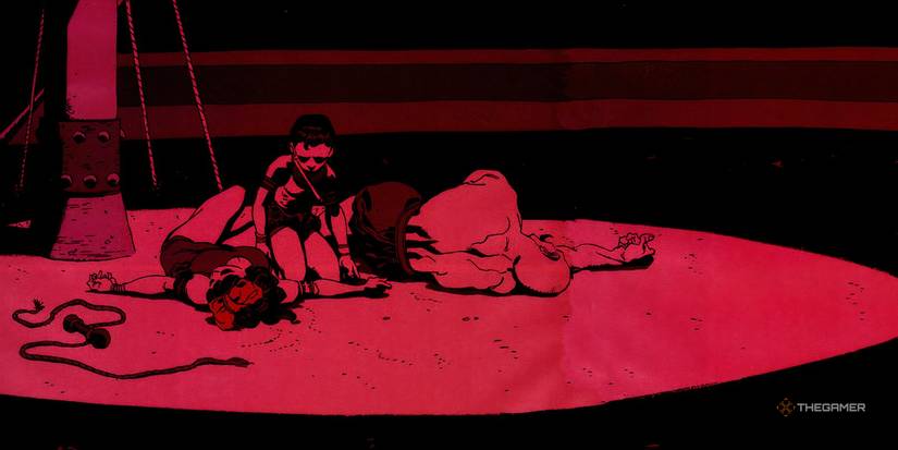 Dick Grayson mourned after his parents plunged to death.