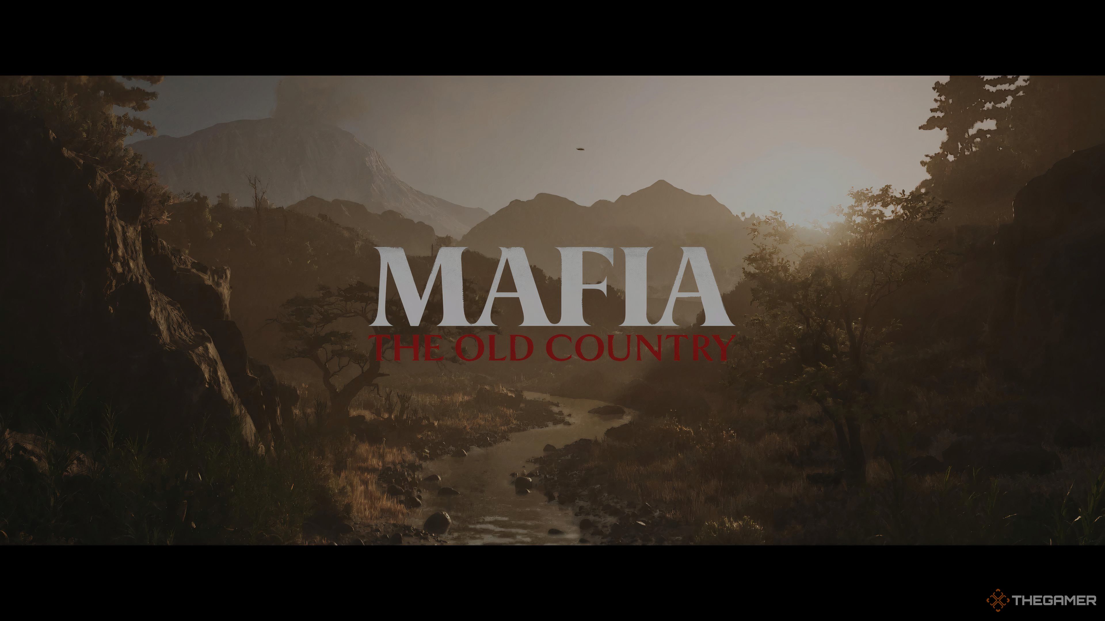 Opening spray screen in Mafia: The Old Country.