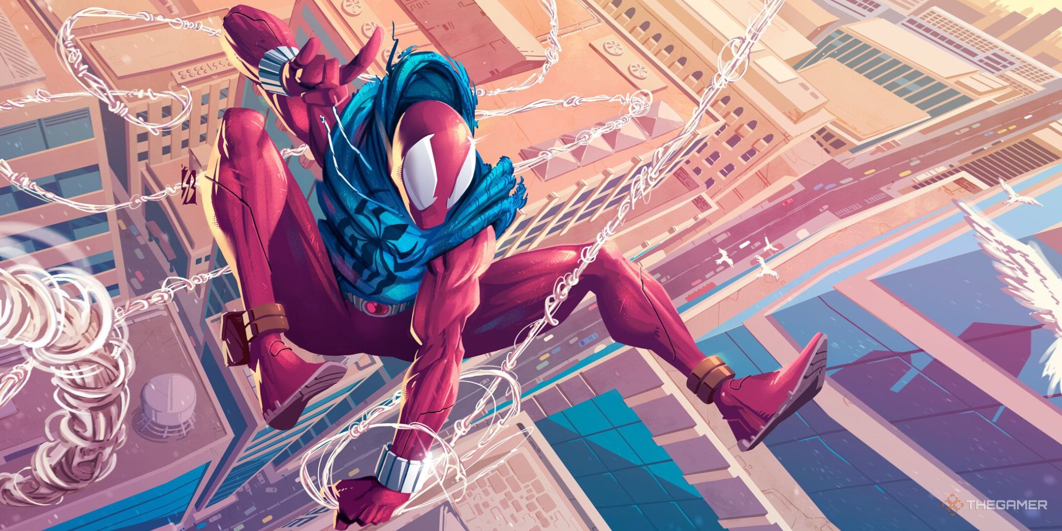 Scarlet Spider art taken from Marvel Snap.