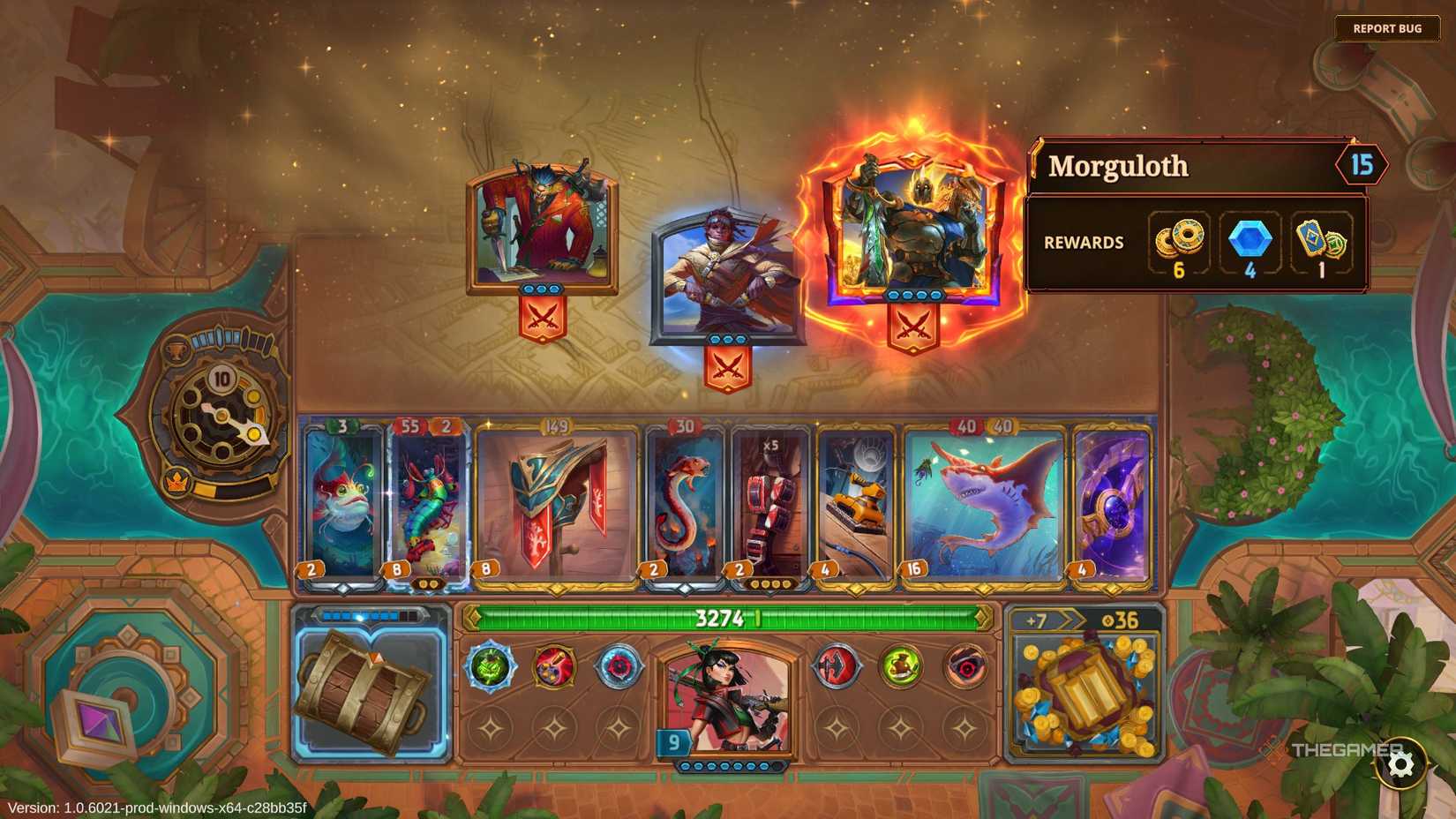 Way with three different demons to select the market.