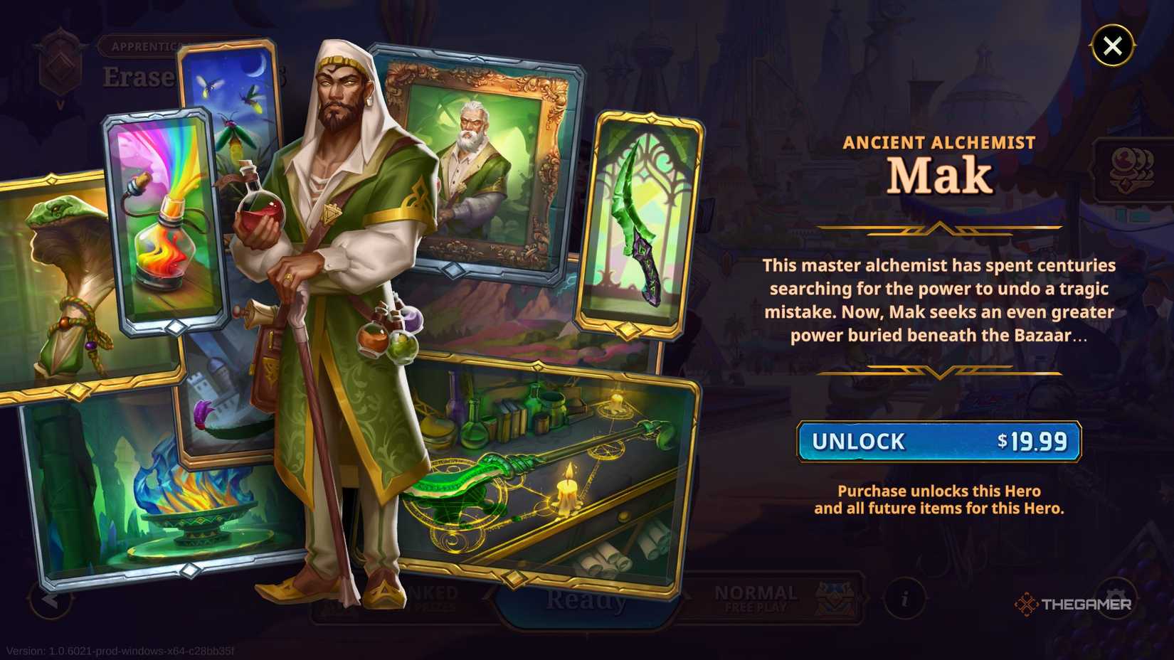 Screen the presentation of MAK with her value in the market.