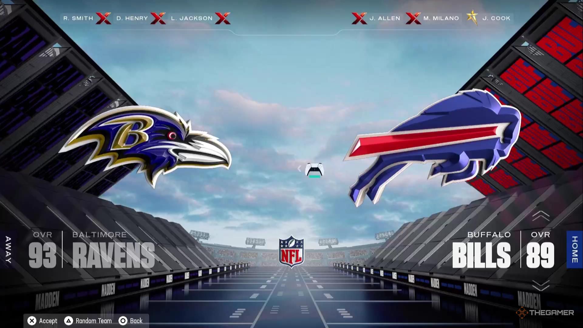The Bills in Madden NFL 26.