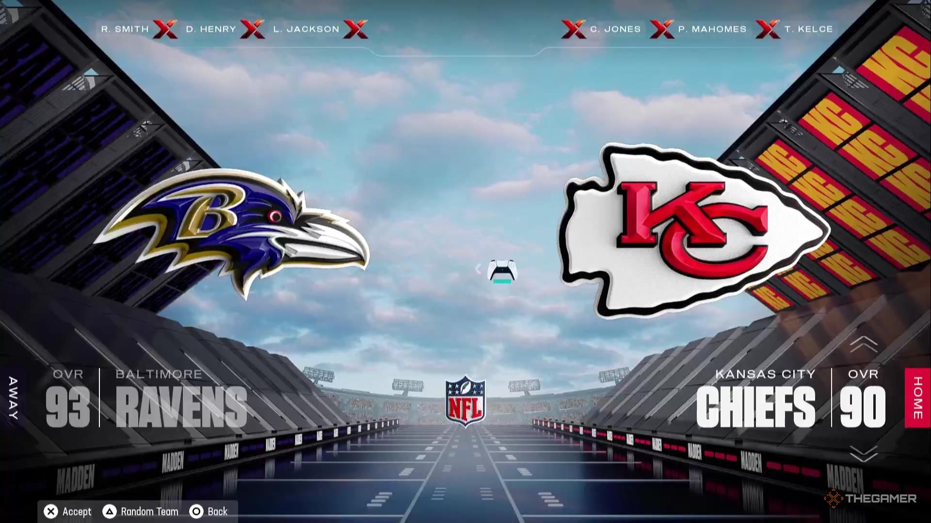 The Chiefs in Madden NFL 26.