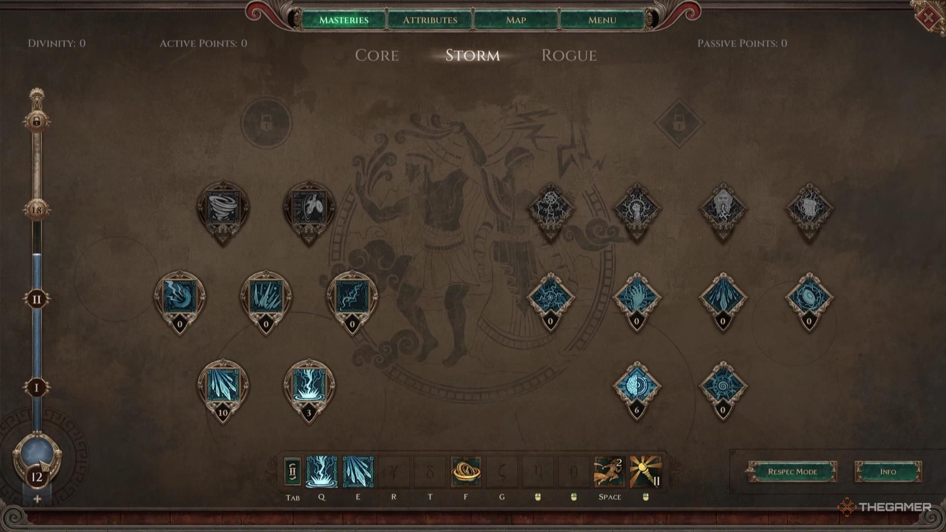 The sacred gauge of the master tree of Titan Quest 2.