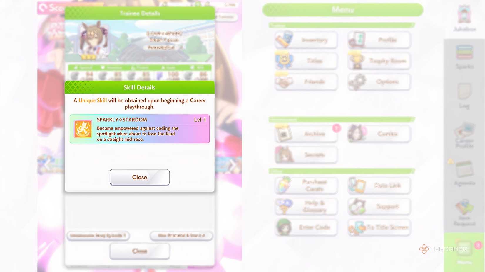 A special skill of Umamumi Smart Falcon in her stat block.